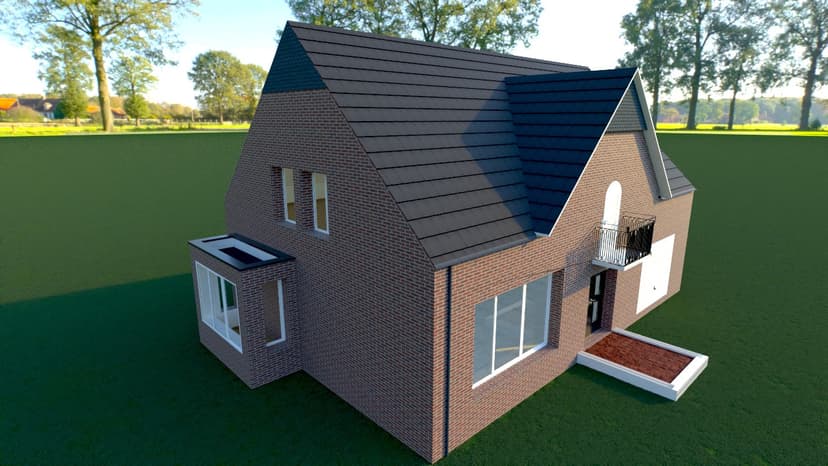 3D Render Huis